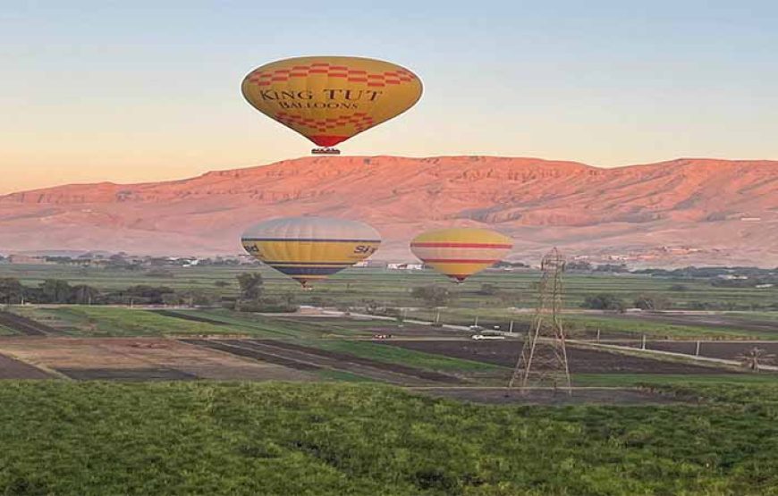 From Hurghada: 1-Night in Luxor, Hot Air Balloon, Transfer