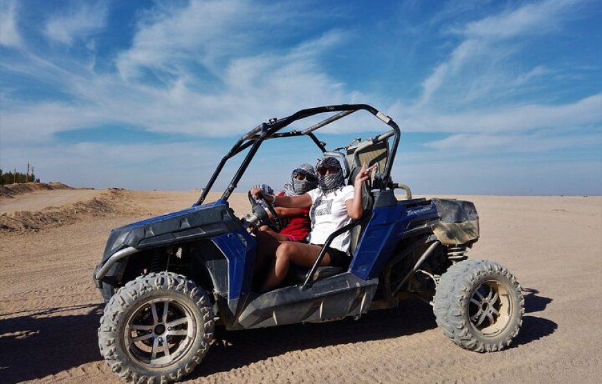 Hurghada: Super Safari Tour Jeep, Quad Bike, Bedouin Village And BBQ Dinner With Show