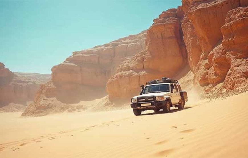 Sharm El-Sheikh: Jeep Adventure to Blue Hole, Canyon & Dahab