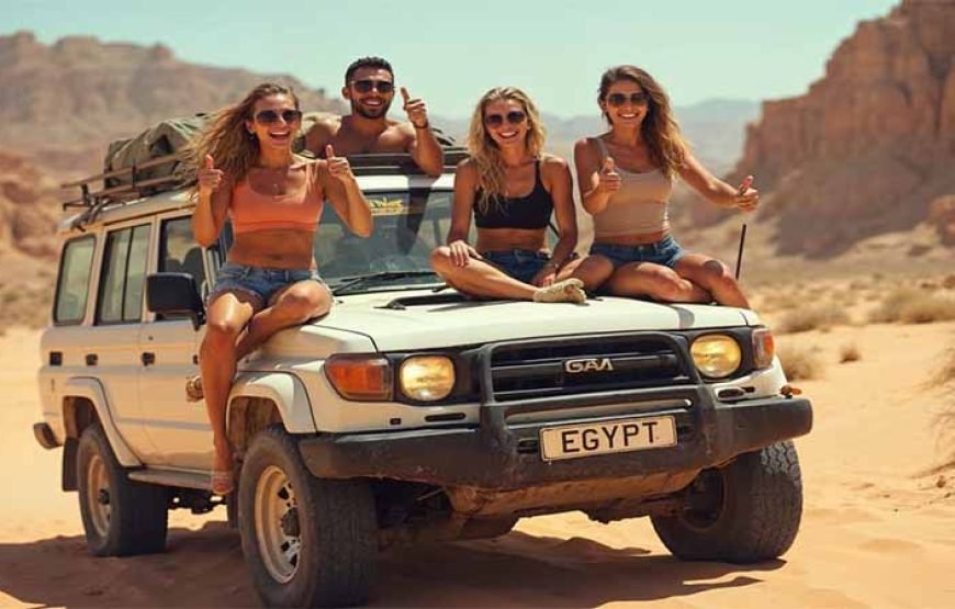 Sharm El-Sheikh: Jeep Adventure to Blue Hole, Canyon & Dahab