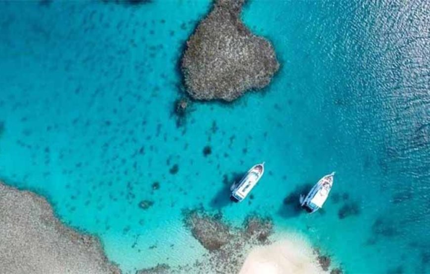 Hamata and Qulaan Islands Boat Tour 3 stops Snorkeling And Lunch